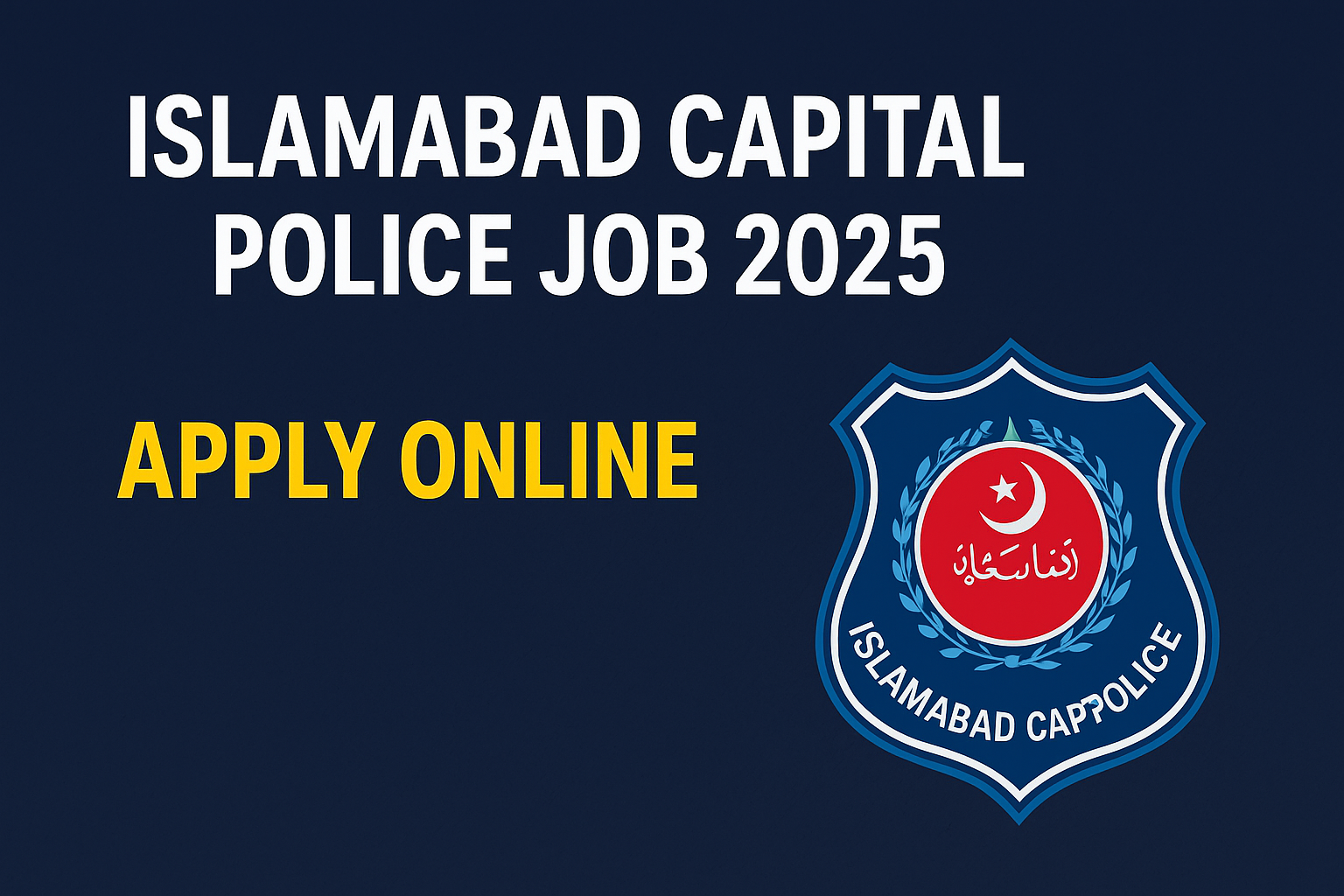 Islamabad Capital Police Job