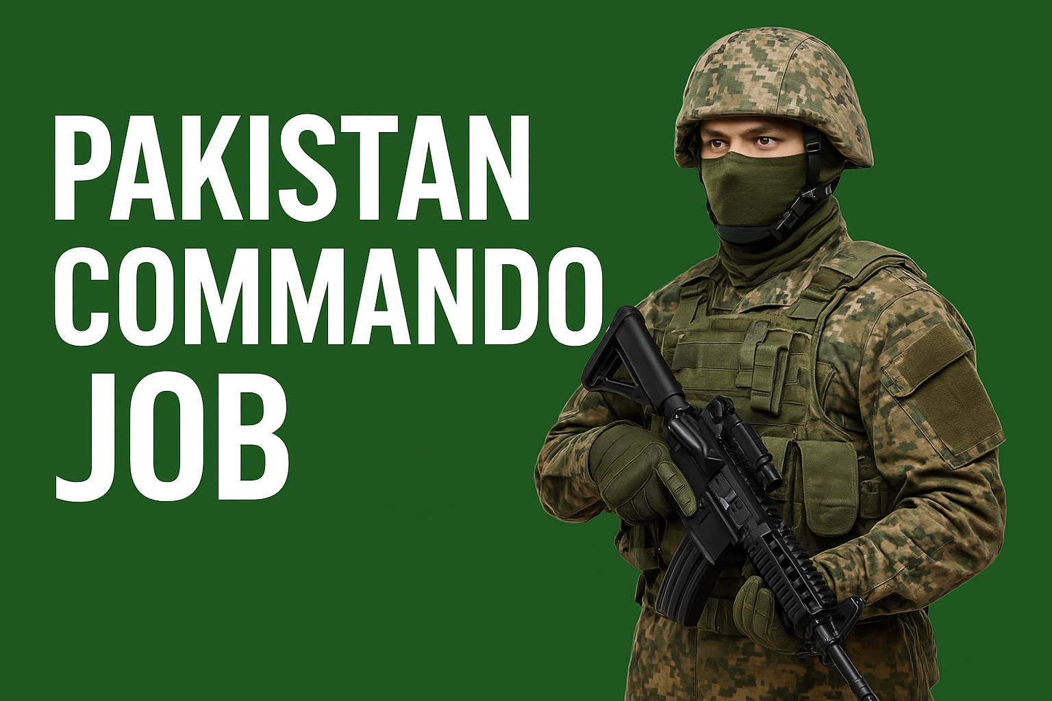 Pakistan Commando Job